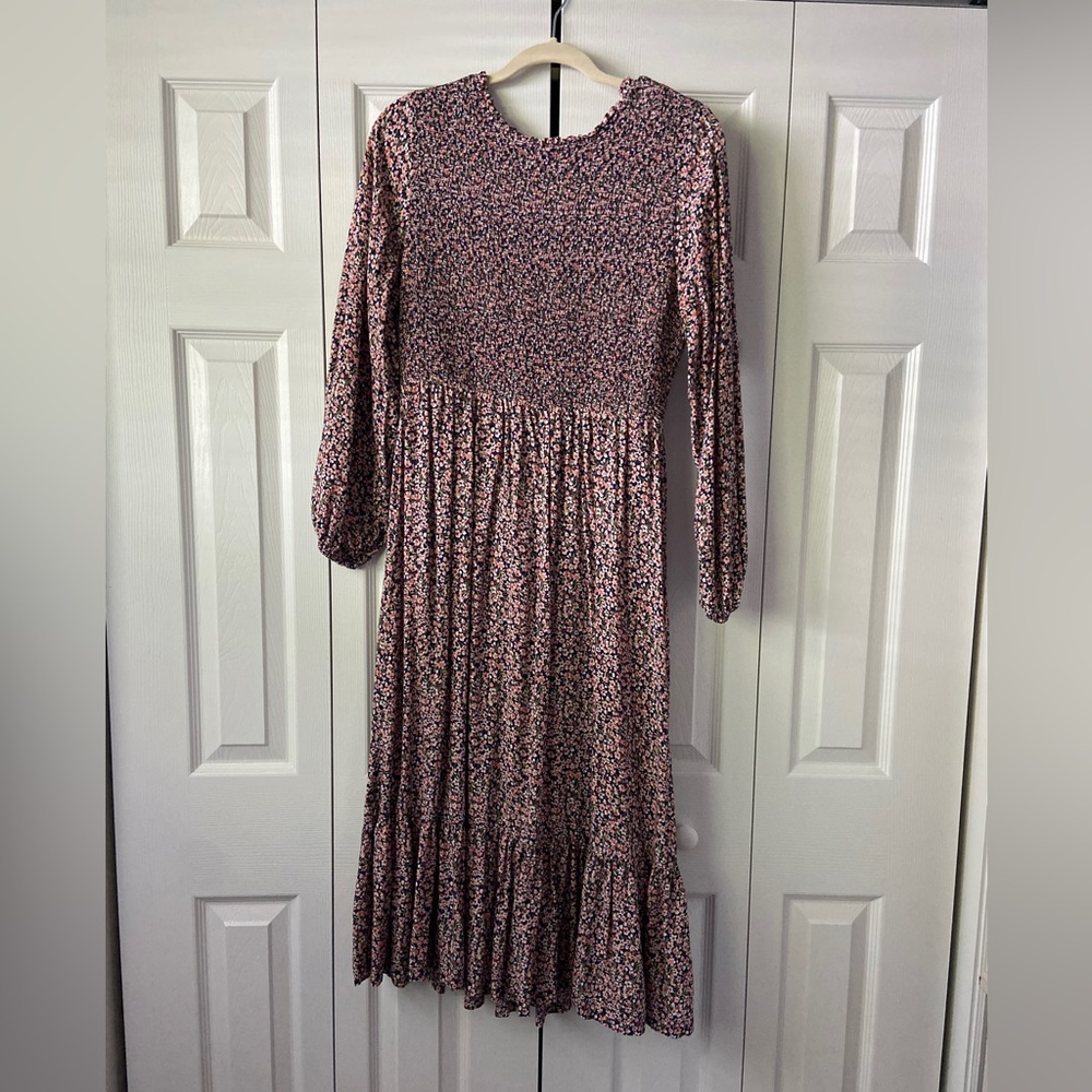 Old navy size L floral smock dress